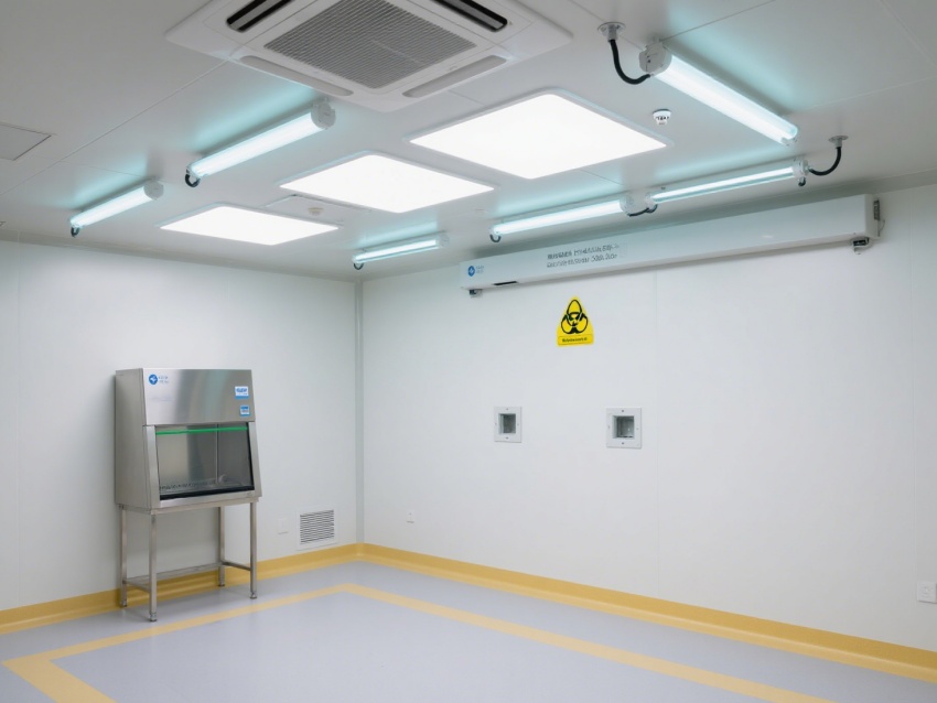 馬鞍山病原生物檢測實驗室凈化裝修效果分享